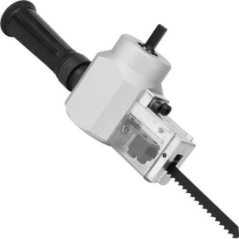 Coupe-métal à double tête, grignoteuse de tôle, accessoire de perçage, scie à bois électrique avec clé (1/5)