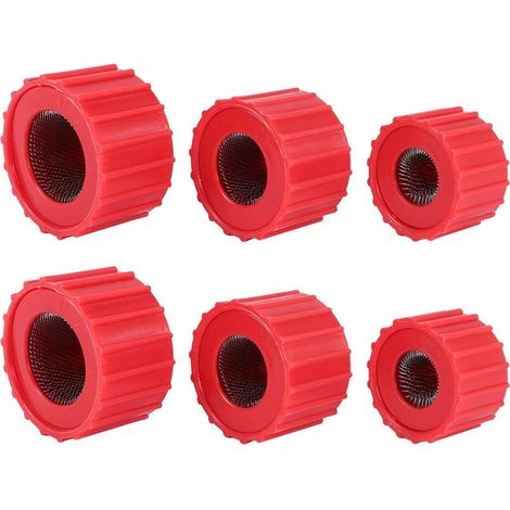 Lot de 6 brosses de nettoyage pour tuyaux en cuivre, taille pratique, pour plombier et nettoyer les tuyaux en cuivre, 3 tailles (1/5)