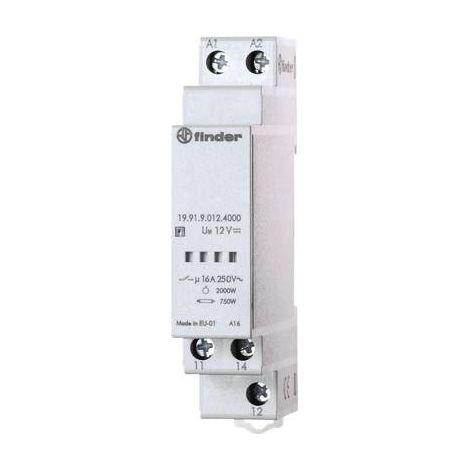 Finder Modulo uscita per interruttore crepuscolare 1 pz. 19.91.9.012.4000 Tensione di funzionamento:12 V/DC 1 scambio (1/3)