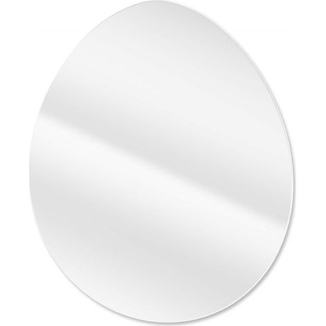 Specchio Deante Silia design asimmetrico trasparente