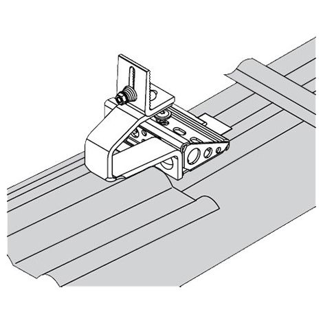 Befestigungssystem Sparrenhaken 8xSV Dachpfanne mit Konterlattung 1,25 kN/m² von Viessmann - Z012909