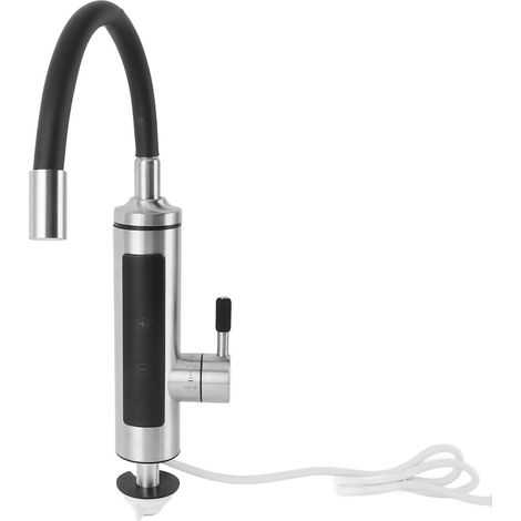 Robinet chauffant électrique 360° rotatif pour cuisine et salle de bain, eau chaude et froide, sans réservoir, affichage numérique, prise UE 220V (1/5)