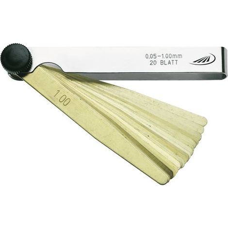 HELIOS PREISSER 0607403 Spessimetro 0.05 - 1 mm Numero lame: 20