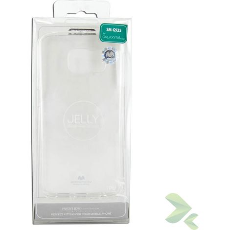 Coque transparente Mercury Jelly - Samsung Galaxy S6 Edge (transparente)
