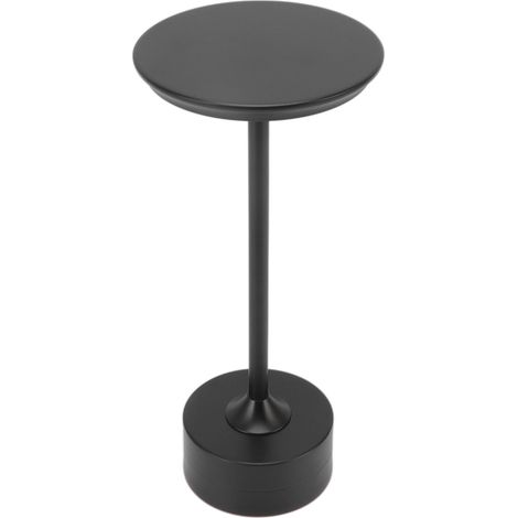 Lampe de table sans fil rechargeable 2000 mAh, 3 niveaux de luminosité, portable, USB-C, LED, lampe de chevet en métal noir (1/5)