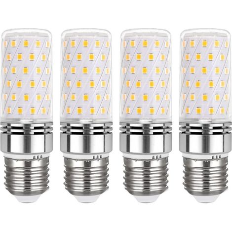 E27 LED Bulb 16W Cool White 6000K 1450lm 360° Light Halogen Equivalent E27 100W AC 230V E27 LED Bulb Cool White for Indoor Lighting Non-Dimmable Set of 4 [Energy Class E]