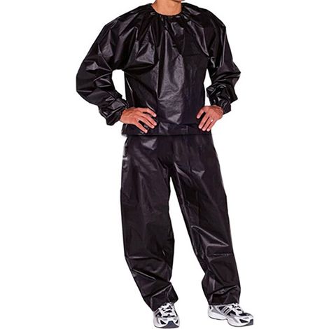 Combinaison de sudation intégrale pour la perte de poids, idéale pour la musculation et la perte de poids. PVC anti-déchirure pour hommes et femmes. Convient aux hommes et aux femmes. (1/5)