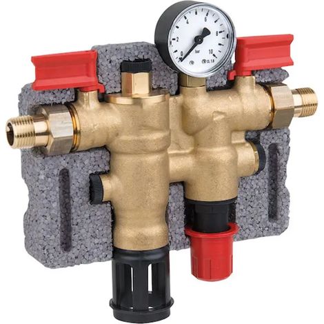 Resideo Gruppo di riempimento NK300S con manometro e guscio isolante, NK300S-1/2A