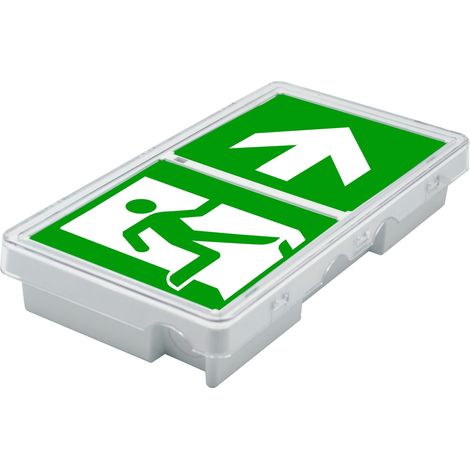 SATI Aufputz-Notleuchte BAES Raumbeleuchtung LED 349 lm-1 h IP44 IK08 BLOC TECH ONE - BLT212379 (1/2)