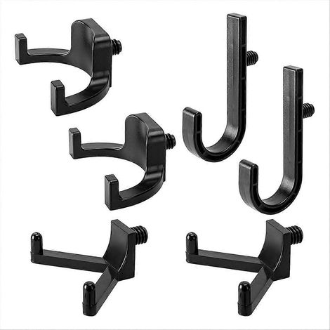 Lot de 6 ABS abri de jardin outil crochets abri outil crochets Include J forme U forme et V forme abri de jardin Shelves (1/5)