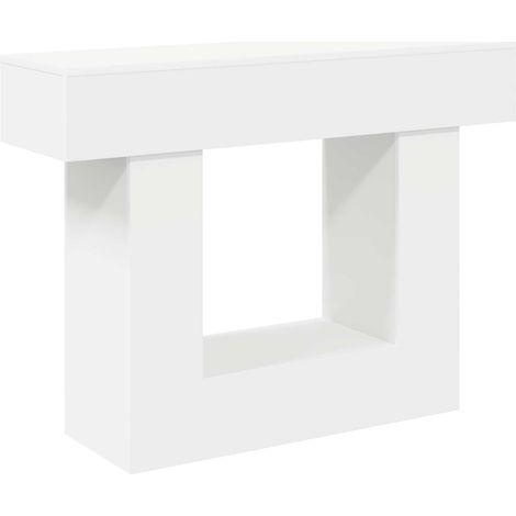 vidaXL  Console Table  White 101 x 30 x 74 cm Engineered Wood