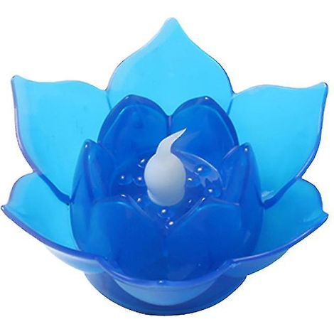 1 bougie en forme de lotus