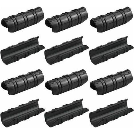 100 colliers de serrage pour serres, colliers de serrage pour tuyaux de 19 mm pour fixer les couvertures aux serres de jardin, aux films et aux plantes. (1/5)