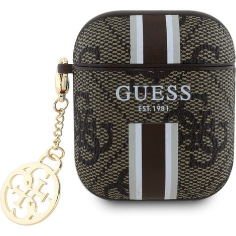 Guess GUA2P4RPSW Cover 1/2 marrone/marrone 4G Charm con strisce stampate (1/3)