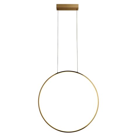Suspension Mirror 90cm dorée LED 50W IP44 Prestige