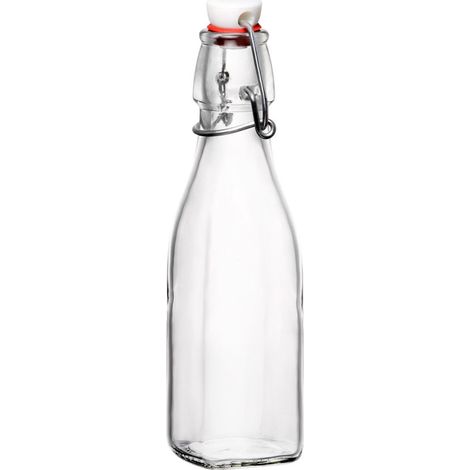 Bormioli Rocco - Bouteille limonade Swing 0,25 l transparente (lot de 6) (1/2)