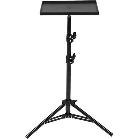 Support de projecteur réglable en ABS et fer, trépied pour réunions de bureau, home cinéma et présentations, noir, 120 cm (1/3)