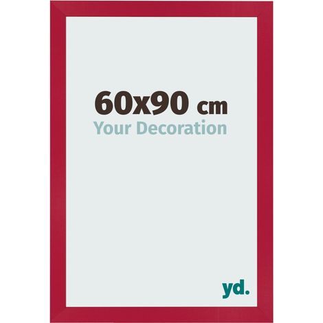 yd. - Cadre photo 60x90 - Rouge - MDF - Bologna (1/5)