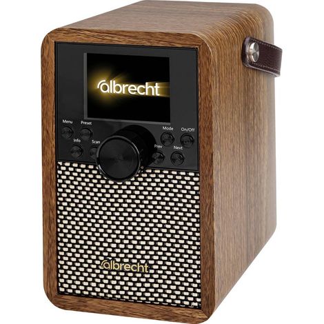 Albrecht DR 710 Radio a batteria DAB+, DAB, FM Bluetooth Legno (1/5)