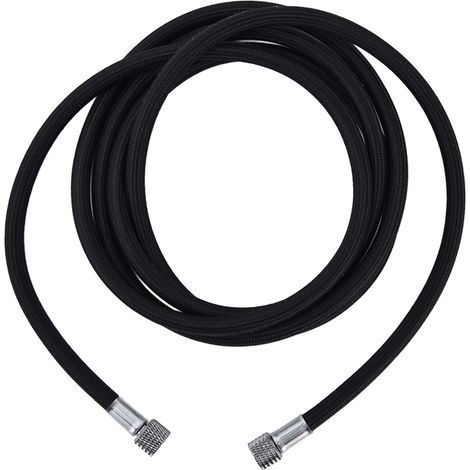 Tuyau d'air pour aérographe 1.89m/6,2 pieds G1/8, Tube de connexion antirouille à filetage femelle pour peinture (1/5)