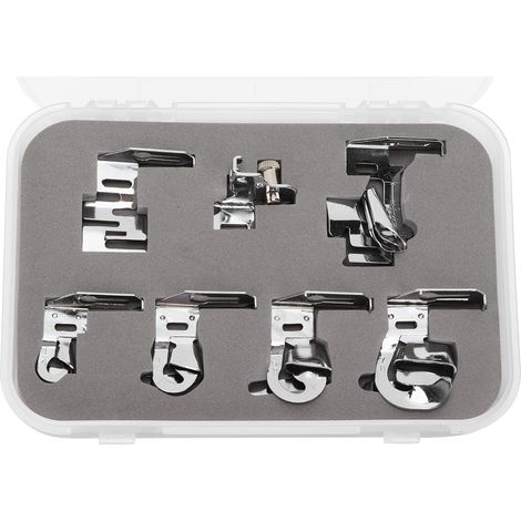 Nähmaschinen-Set zum einfachen Umkräuseln von Kanten – Nähmaschinen-Umkräusel-Set für den Haushalt (1/5)