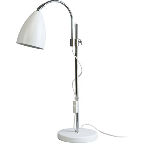 Belid Sway - Lampe de table 1 lumière blanc mat, E27