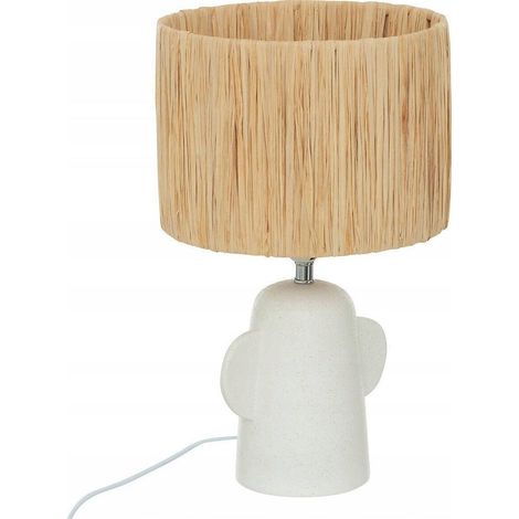 Atmosphera Raia lampada bianca in ceramica 42 cm (1/3)