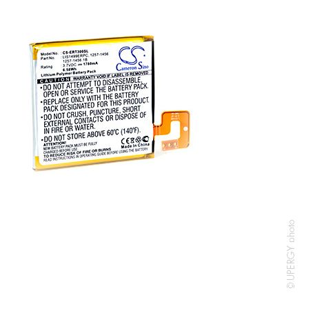 NX - Batterie téléphone, smartphone, GSM pour Sony Ericsson 3.7V 1780mAh - 1257-1456125 (1/4)