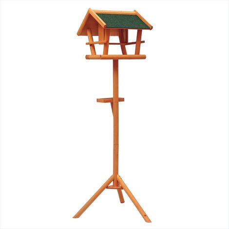 Cage pour oiseaux Plateforme en bois massif pour oiseaux sauvages (1/5)