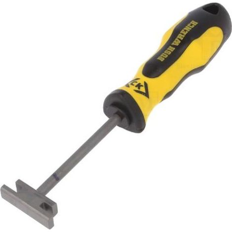 Cle a douille pour conduit 190mm - Noir-Jaune