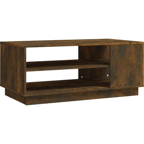 Maison Exclusive - Couchtisch Räuchereiche 102x55x43 cm Holzwerks