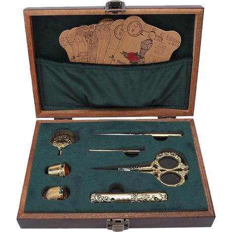 Embroidery Scissors Kit Complete Vintage Sewing Tools with (1/5)