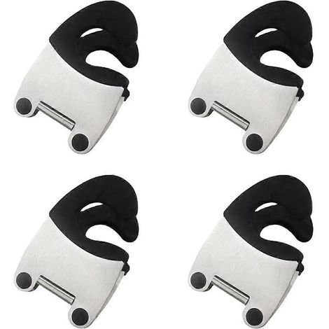 Anti Scalding pot pince cuillère étagère Kitchenware bol pince noir (1/5)