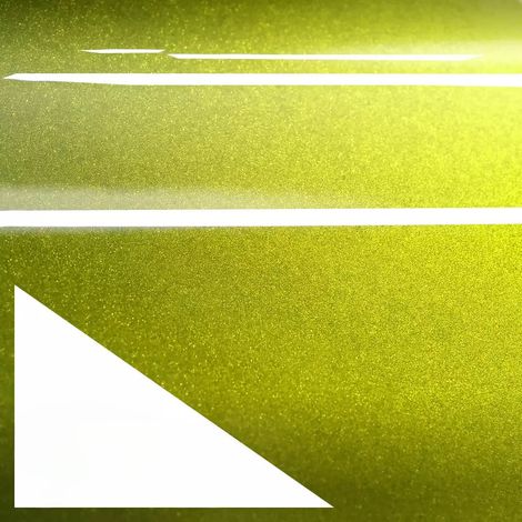 Pellicola adesiva metallizzato lucido candy lime APA made in Italy car wrapping h150 Misura - 150cm x 5 Mt