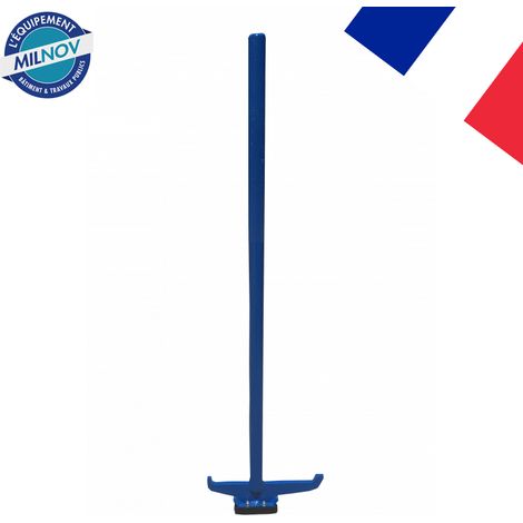 Marteau lève plaque polyamide 1030 – Semelle de frappe interchangeable – Pour plaques métalliques et béton – Poids 6.3 Kg – Milnov