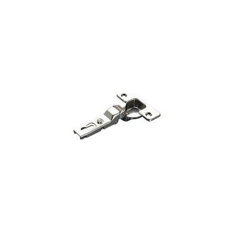 Charnière pour meuble invisible – Acier nickelé – Épaisseur porte mini 16 mm – Ouverture 95° – Montage en applique – Salice (1/5)