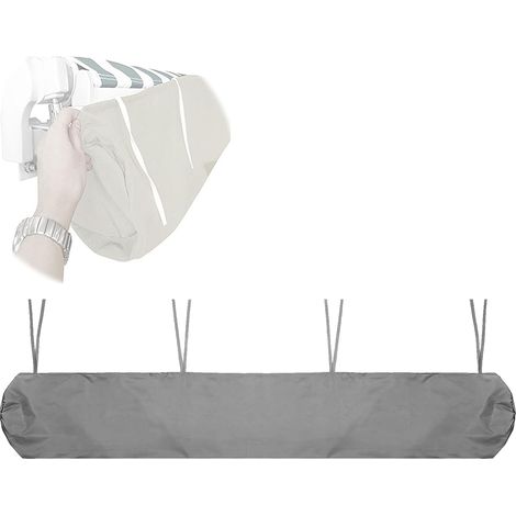 Housse de protection solaire - Sac de rangement imperméable (Accessoires pour parasol d'extérieur 420D), 3,5 m (1/3)