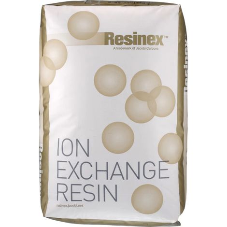 Orion – Résine cationique 25 L pour adoucisseur d'eau – Haute stabilité chimique – Remplacement tous les 10 ans – Sac de 25 litres