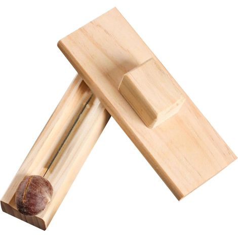 CCYKXA Kastanienöffner Kastanienknacker aus Holz Kastanienzange Manueller Kastanienschäler Multifunktionaler manueller Clipöffner (1/5)