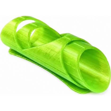 Outil de coupe pour mousse isolante verte pour tuyaux (3 pièces) : coupe-mousse, guide et clip. (1/5)