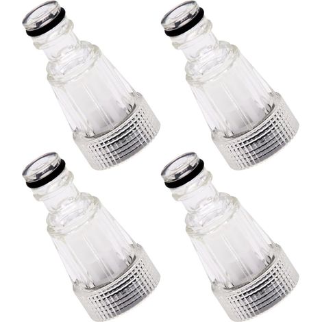 4 Pièces Filtres de l'eau pour Nettoyeur Haute Pression, Filtre à Eau pour Tuyau d'arrosage, Pompe, Jardin, Accessoires pour Nettoyeurs Haute Pression (1/4)