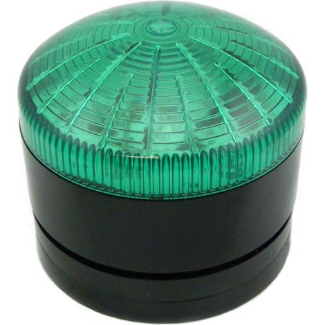 Balise clignotante à LED verte RS PRO, 110 V c.a., 230 V c.a. ( Prix pour 1 )