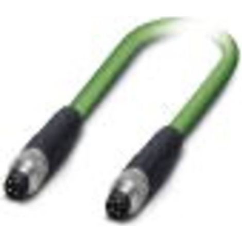 Câble Ethernet Blindé Phoenix Contact, Vert, 1m Avec connecteur Droit ( Prix pour 1 ) (1/2)