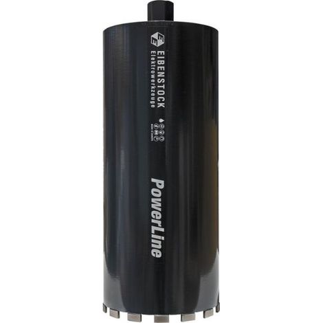EIBENSTOCK Couronnes de forage diamantées à eau 1¼" Powerline, Ø 202 mm, longueur utile 450 mm - 36E20200
