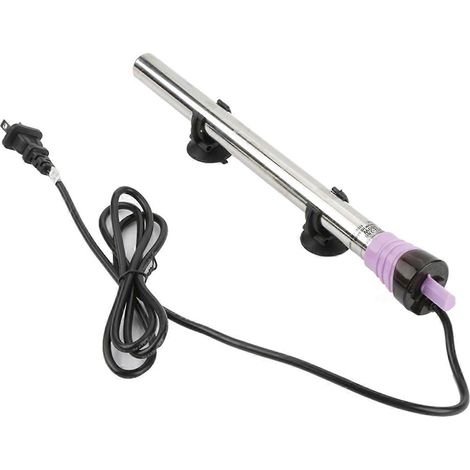 Barre chauffante pour aquarium en acier inoxydable, thermostat automatique, chauffe-eau électrique, antidéflagrant, conforme aux normes américaines. (1/3)