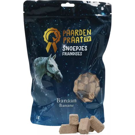 Paardenpraat TV Sweets BISCOTTI BANANA CAVALLO SENZA CEREALI 1 KG (1/3)