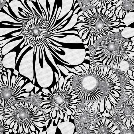 Tela decorativa para exteriores Oxford - Diseño en blanco y negro  DX18092 (1/5)