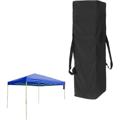 Bolsa de almacenamiento para toldos y tiendas de campaña, color negro, 210D, impermeable y resistente a los rayos UV, 140 x 34 x 44 cm. (1/5)