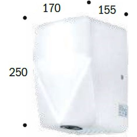 SCELTO DA DESIVERO Asciugamani elettr.inox vernic.bco 230v codice prod: DSV16604