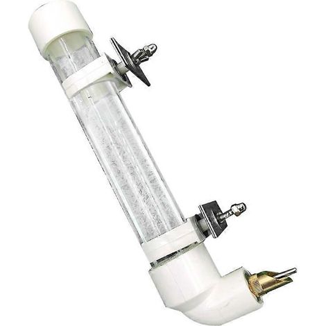 Perchoir oiseaux distributeur eau automatique perruches calopsittes abreuvoir à billes L transparent. (1/4)